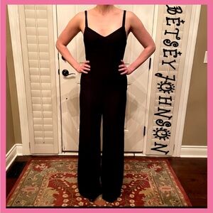 Betsey Johnson Elegant Black Jumpsuit